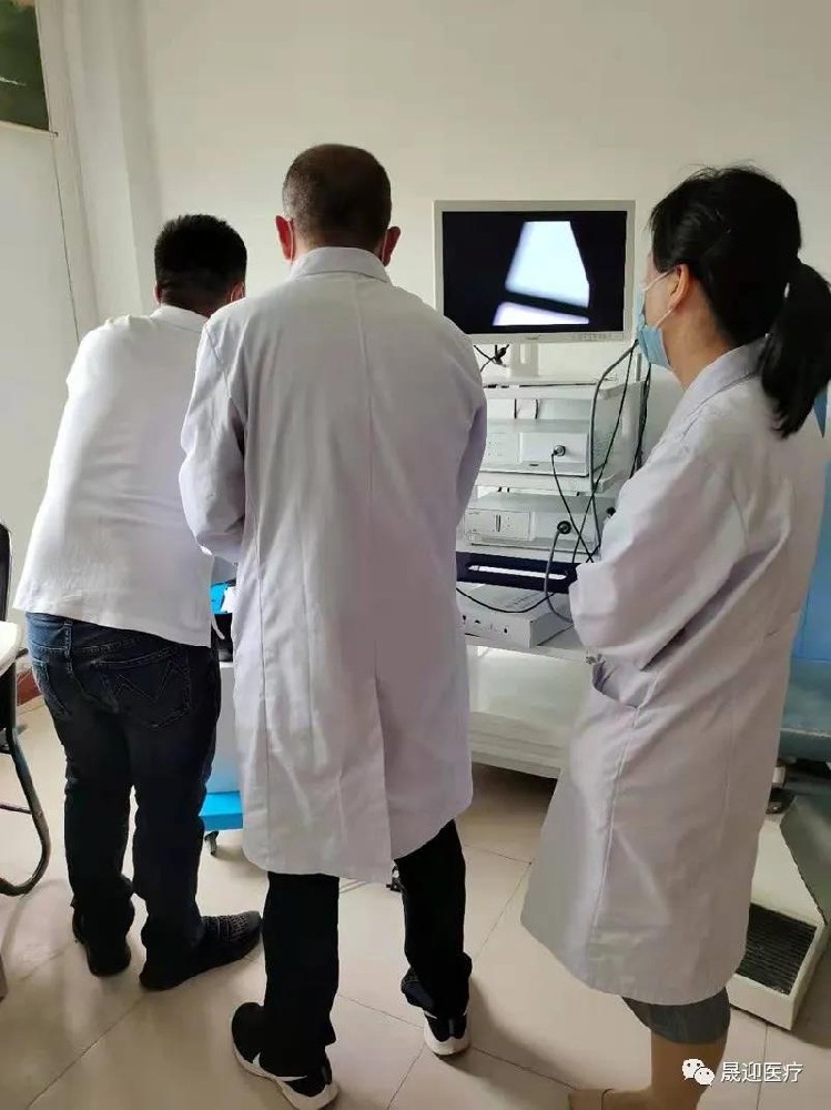 晟迎医疗科技公司给武城县人民医院安装培训高清鼻窦镜系统